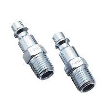 Max-Flow Male Air Tool Quick Connector Plug, 1/4-in NPT (2pcs)