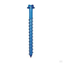 Buildex Tapcon 3/16-inch x 1-3/4-inch Blue Slotted Hex Head Concrete S ...