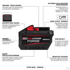 Milwaukee MIL-48-11-1813 M18 REDLITHIUM FORGE HD12.0 Battery Pack