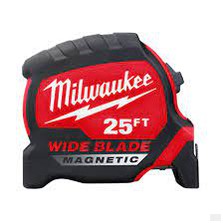 Milwaukee 25' Wide Blade Magnetic Tape Measure 48-22-0225M