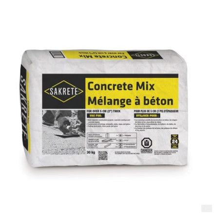 SAKRETE Concrete Mix 30 Kg - Multipurpose - High Strength Premixed Cement for New Projects and Repairs