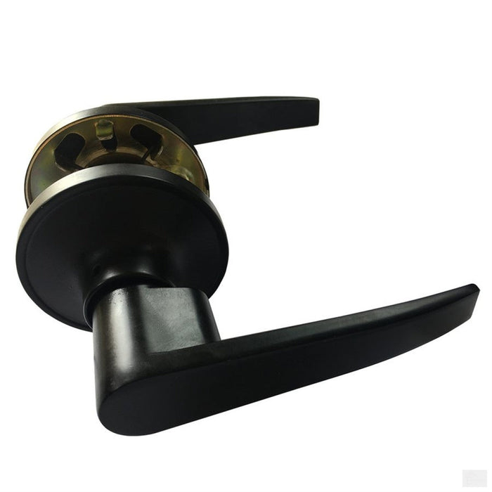 Tough Guard Door Lever Passage Black Straight Handle