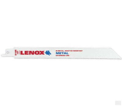 LENOX Tuff Tooth 8 Inch Reciprocating Saw Blade 5 Pack [20578]