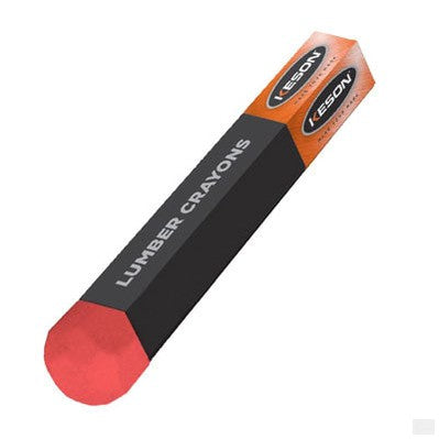 KESON Lead Free Waterproof Permanent Markers Lumber Crayons (12 pck) - Red