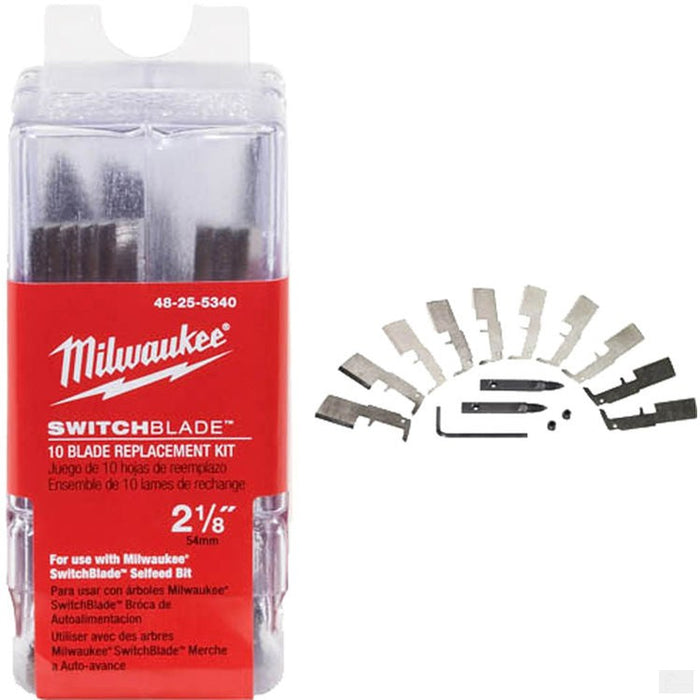 MILWAUKEE 1-1/2″ SWITCHBLADE™ 10-Blade Replacement Kit [48-25-5325]