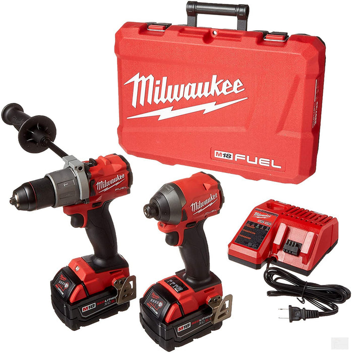 Milwaukee M18 FUEL™ 2-Tool Combo Kit: Hammer Drill/Impact [2997-22]