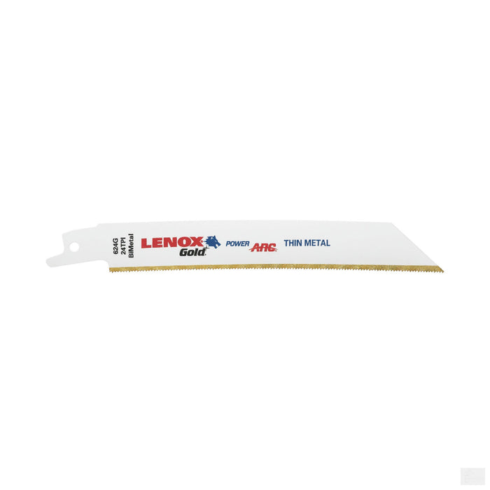 LENOX 6" 24 TPI Bi-Metal Reciprocating Blade [21072624GR]