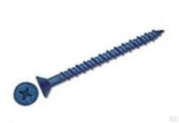 Powers 3/16 x 2-1/4 Blue Perma-Seal Tapper+ Screw Anchor, Phillips Flat Head [2744SD]