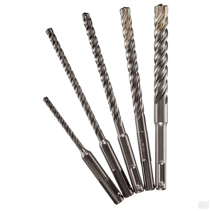MILWAUKEE 5-Piece MX4™ 4-Cutter SDS-Plus Rotary Hammer-Drill Bit Kit [48-20-7498]