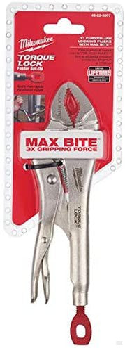 MILWAUKEE 7" TORQUE LOCK™ MAXBITE™ Curved Locking Pliers [48-22-3607]