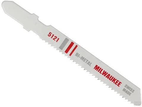 MILWAUKEE 3" 18 TPI Bi-Metal Jig Saw Blade (5 PK) [48-42-5121]