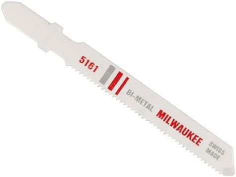 MILWAUKEE 3 in. 24 TPI Bi-Metal Jig Saw Blade (5 Pack) [48-42-5161]