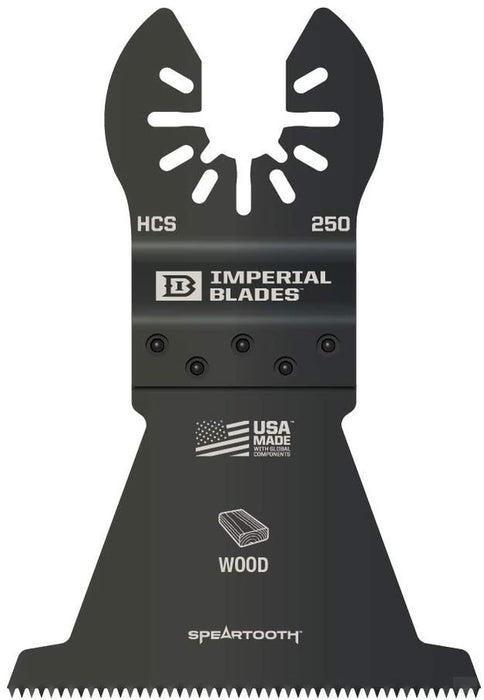 Imperial Blades One Fit 2-1/2in Speartooth Fast Cut Wood Blade, 1PC [IBOA250-1]