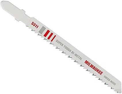 MILWAUKEE 4" 10 TPI Bi-metal Jig Saw Blade (5 PK) [48-42-5311]