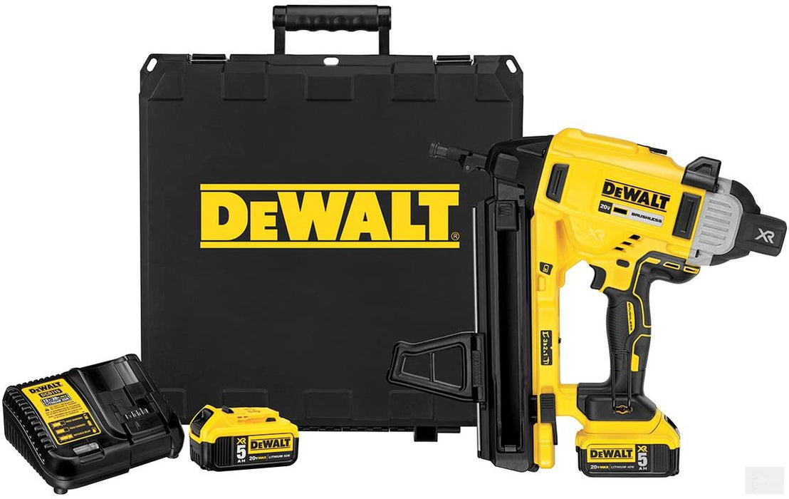 DEWALT 20V MAX XR Cordless Concrete Electric Nailer Kit with Kit Box [DCN890P2]