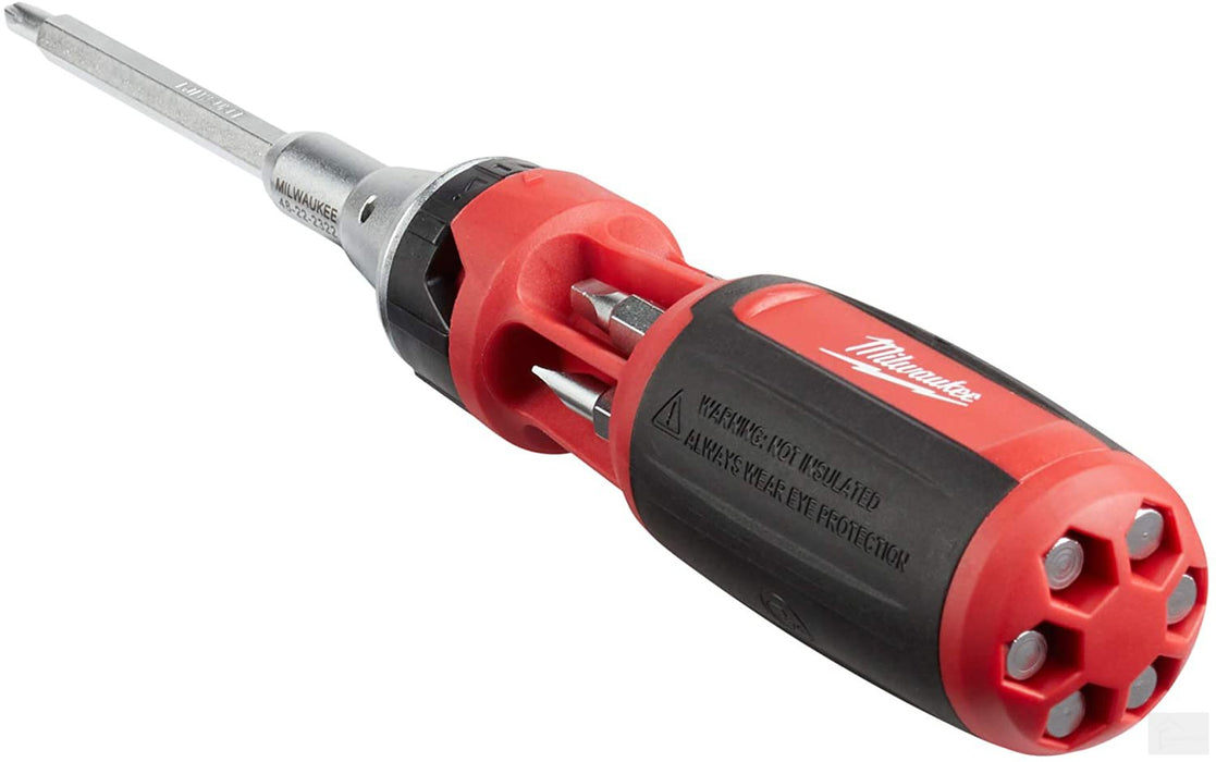 MILWAUKEE 48-22-2322 9-in-1 Square Drive Ratcheting Multi-bit Driver