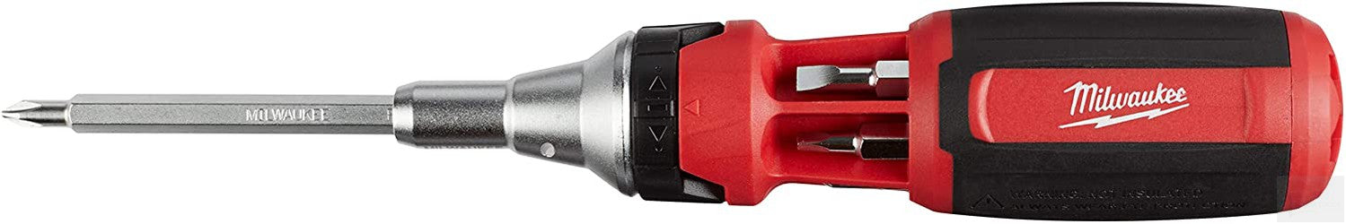 MILWAUKEE 48-22-2322 9-in-1 Square Drive Ratcheting Multi-bit Driver