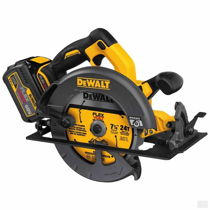 Dewalt - DCS575T1 60V Max* 7-1/4" (184mm)Circular Saw with Brake (1 Battery Fast Charger) Kit