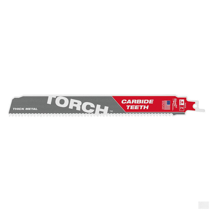 MILWAUKEE 9 in. 7TPI THE TORCH™ Carbide Teeth SAWZALL® Blade [48-00-5202]