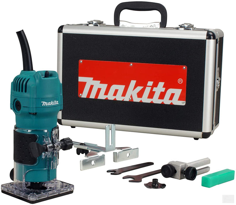MAKITA Laminate Trimmer 1/4" with Aluminum Carrying Case [3709X]