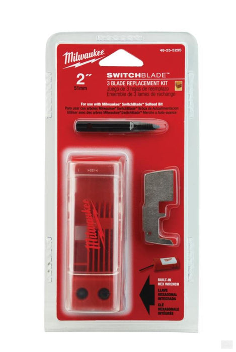 MILWAUKEE 2 In. Switchblade™ 3 Blade Replacement Kit [48-25-5235]