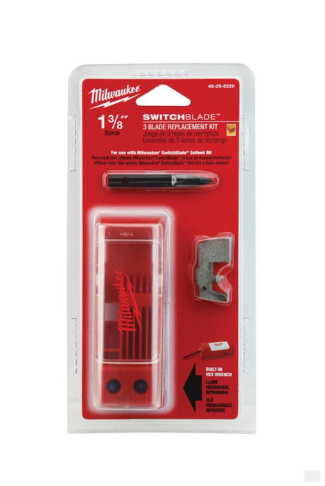 MILWAUKEE 1-3/8 in. SWITCHBLADE 3 Blade Replacement Kit [48-25-5220]