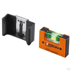 KESON GO! Magnetic Pocket Level with Clip 3" Focus-20 Vial [LKGOM]