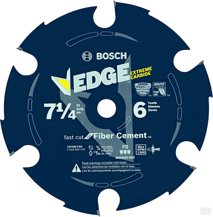 BOSCH 7-1/4" by 6-Teeth Fiber Cement CSB [CB706FC]