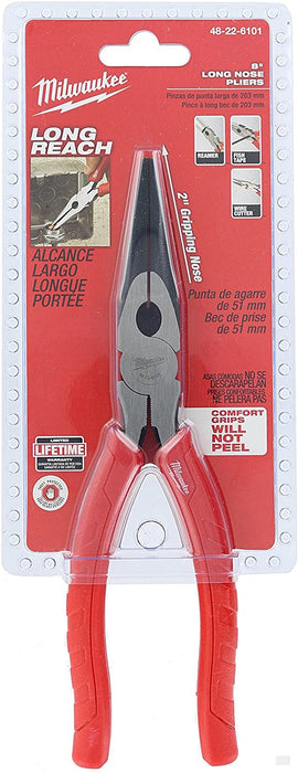 MILWAUKEE 8 in. Long Nose Pliers [48-22-6101]