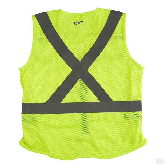 MILWAUKEE High Visibility Yellow Safety Vest L/XL CSA [48-73-5062]