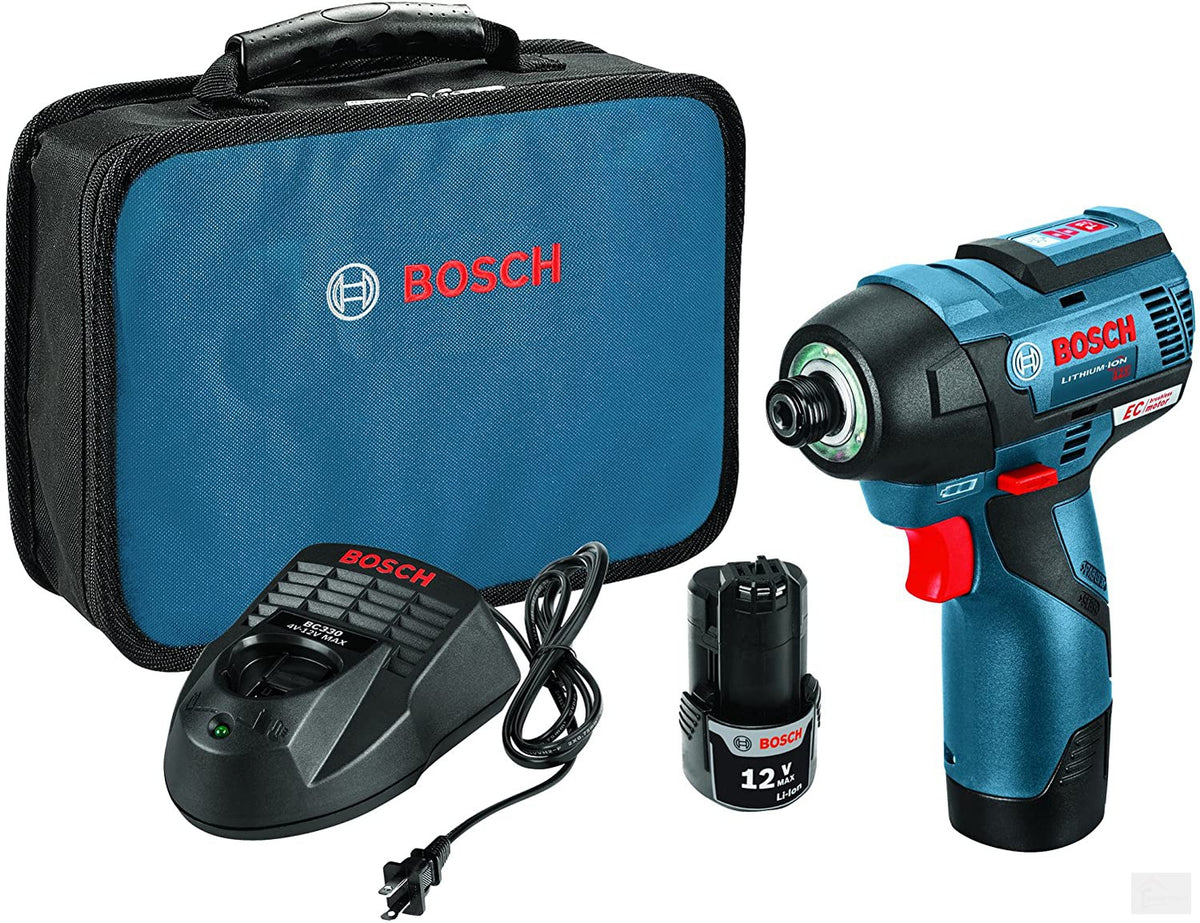 Bosch PS42 02 12V Max EC Brushless Impact Driver Kit Adam