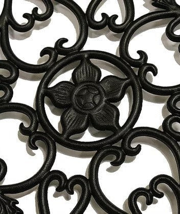 Nuvo Iron Cast Aluminum Round Decorative Gate Fence Insert ACW55 - 15 in Diameter