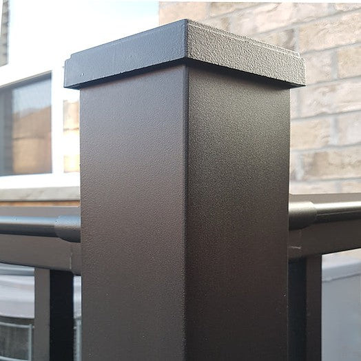 Nuvo Iron 44'' Aluminum Deck & Stair Posts (Black) [BLPOP44] (A1)