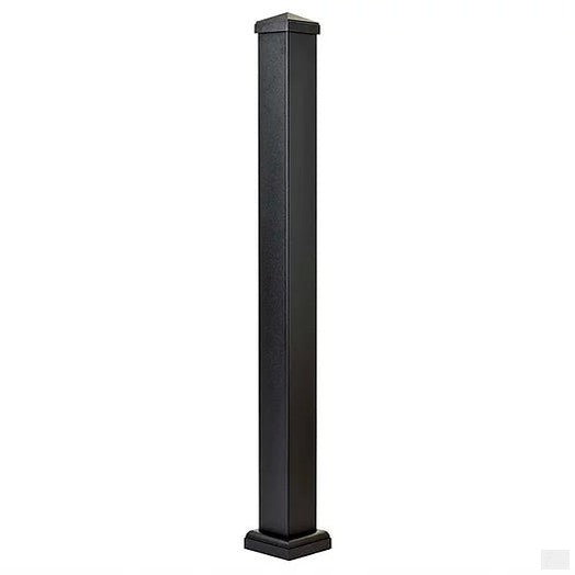 Nuvo Iron 44'' Aluminum Deck & Stair Posts (Black) [BLPOP44] (A1)
