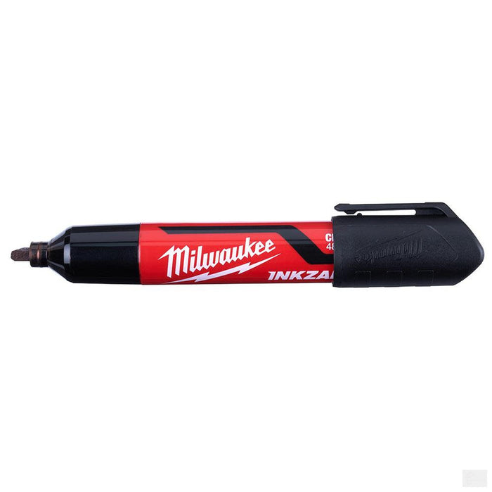 MILWAUKEE INKZALL™ 3PC Large Chisel Tip Black Marker [48-22-3250]
