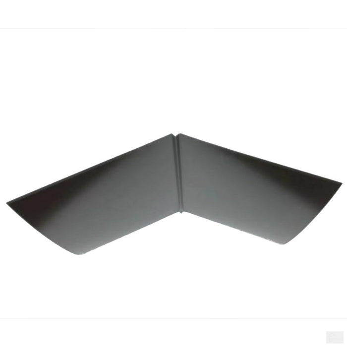 Roof Metal Valley 26 Gauge - 2 x 8 - With Profile - Black