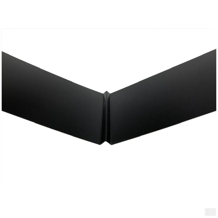 Roof Metal Valley - 2 x 8 - Safety Edge - Black