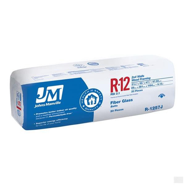 Johns Manville Fiberglass Insulation R 12 15