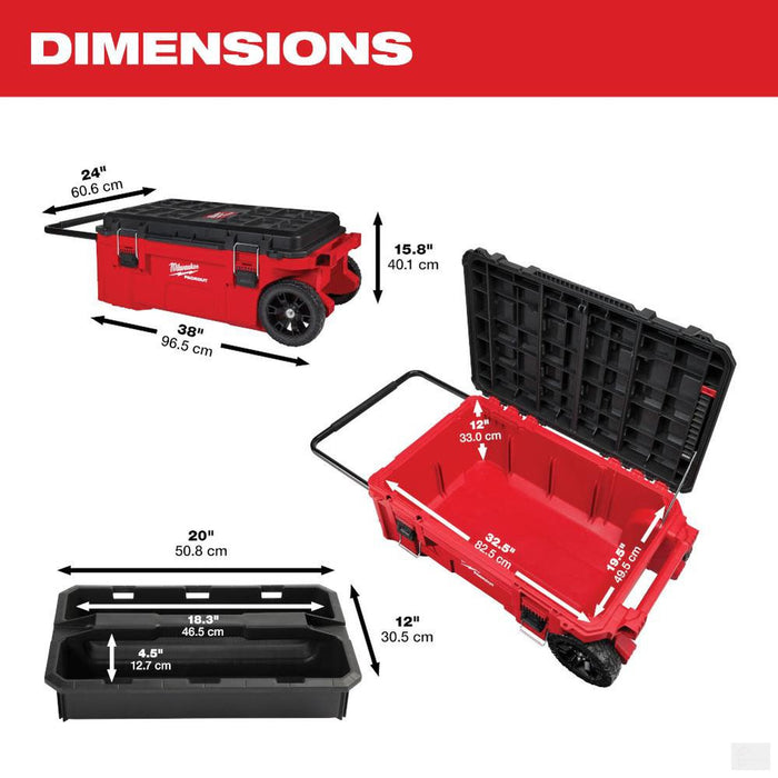 MILWAUKEE PACKOUT Rolling Tool Chest [48-22-8428]