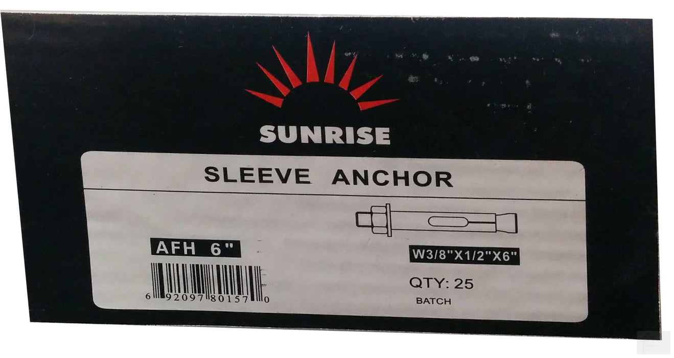 SUNRISE- SLEEVE ANCHOR- AFH 6"