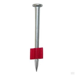 SUNRISE 1-7/8 in. x .300 in. Black Zinc Coated Flat Head Ballistic Point Fluted Concrete and Steel Drive Pins (100-Pack)