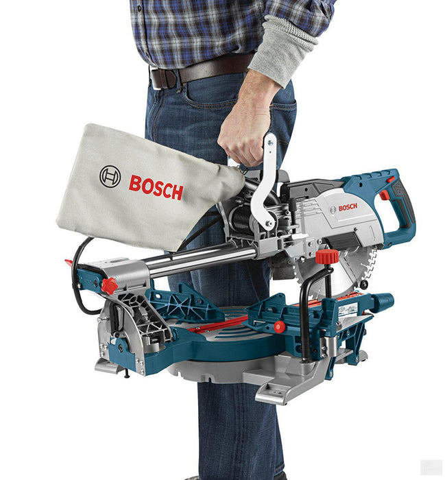 Bosch - 8-1/2 In. Single Bevel Sliding Compound Miter Saw-cm8s