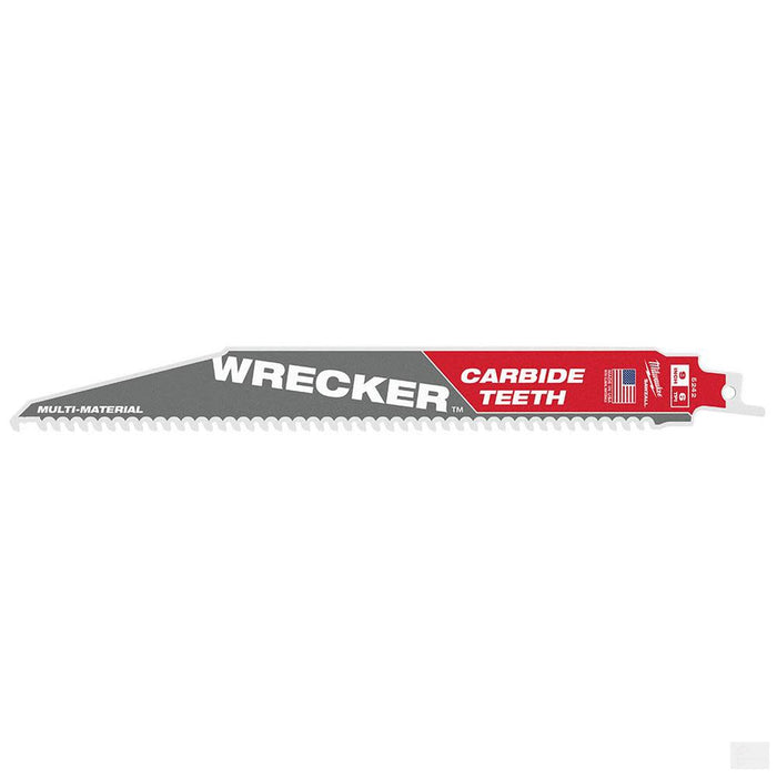 MILWAUKEE 9" 6 TPI THE WRECKER™ with Carbide Teeth SAWZALL® Blade 1PK [48-00-5242]