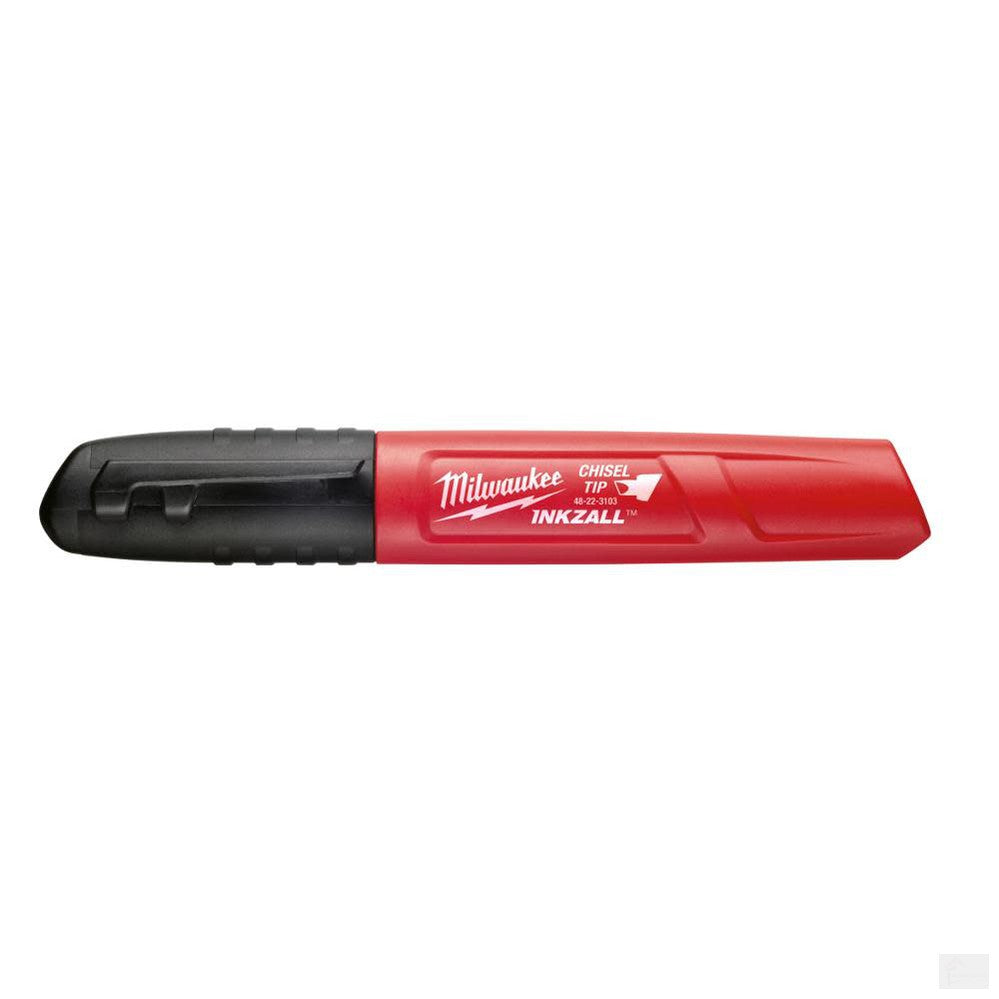 Milwaukee 48-22-3104 - INKZALL Black Fine Point Marker, 4 Pack